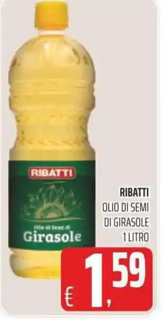 Coop RIBATTI OLIO DI SEMI DI GIRASOLE 1 LITRO offerta