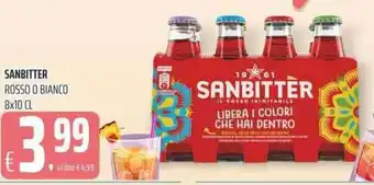 Coop SANBITTER ROSSO O BIANCO 8x10 CL offerta