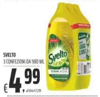 Coop SVELTO 3 CONFEZIONI DA 980 ML offerta