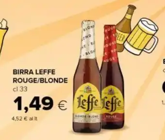 Oasi BIRRA LEFFE ROUGE/BLONDE 33 cl offerta