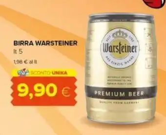 BIRRA WARSTEINER Lt 5
