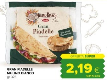 Oasi GRAN PIADELLE MULINO BIANCO gr 375 offerta