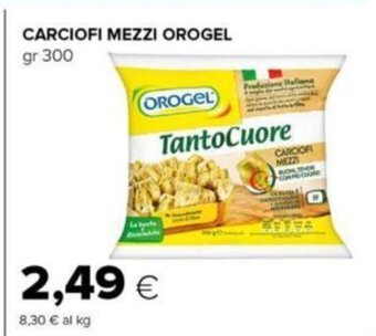 Oasi CARCIOFI MEZZI OROGEL gr 300 offerta