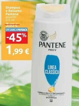 Pantene shampoo o balsamo