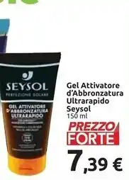 Carrefour Market Seysol - gel attiatore d'abrronzatura ultrarapido offerta