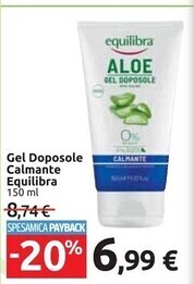 Carrefour Market Equilibra gel doposole calmante offerta