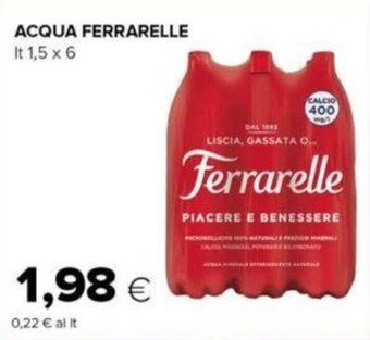 Oasi ACQUA FERRARELLE Lt. 1.5 x 6 offerta