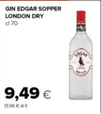 Oasi GIN EDGAR SOPPER LONDON DRY cl 70 offerta