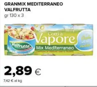 Oasi GRANMIX MEDITERRANEO VALFRUTTA gr 130 x 3 offerta
