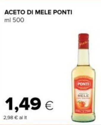 Oasi ACETO DI MELE PONTI ml 500 offerta