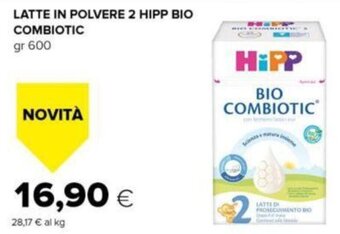 Oasi LATTE IN POLVERE 2 HIPP BIO COMBIOTIC gr 600 offerta