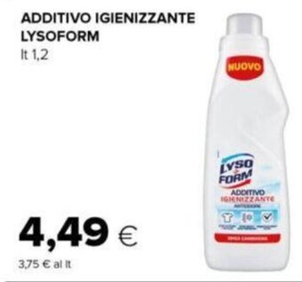 Oasi ADDITIVO IGIENIZZANTE LYSOFORM Lt. 1,2 offerta