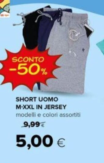 Oasi SHORT UOMO M-XXL IN JERSEY offerta