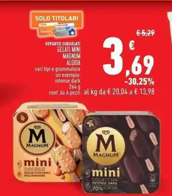 Conad Superstore GELATI MINI MAGNUM ALGIDA 264 g offerta