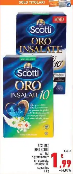 Conad Superstore RISO ORO RISO SCOTTI 1 kg offerta