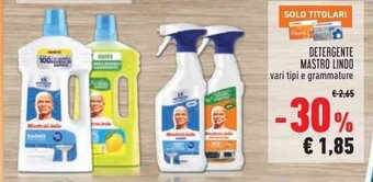 Conad Superstore DETERGENTE MASTRO LINDO offerta