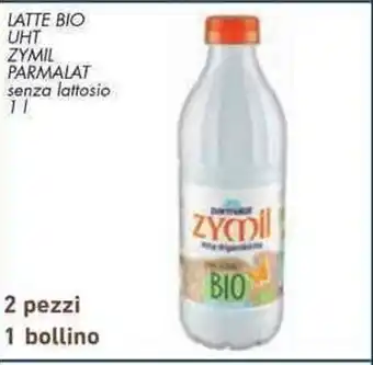 Conad Superstore LATTE BIO UHT ZYMIL PARMALAT 2 pezzi 1 l offerta