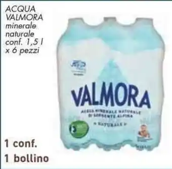 Conad Superstore ACQUA VALMORA minerale conf. 1,5 l x 6 pezzi offerta