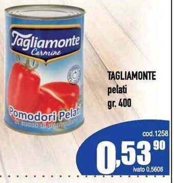 TAGLIAMONTE pelati gr 400