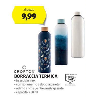ALDI CROFTON BORRACCIA TERMICA offerta