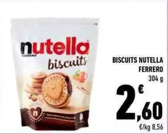 Conad BISCUITS NUTELLA FERRERO 304 g offerta