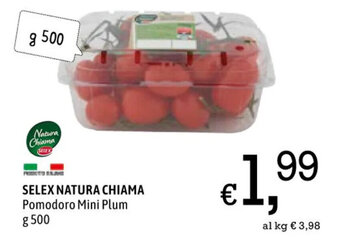 Famila SELEX NATURA CHIAMA Pomodoro Mini Plum g 500 offerta