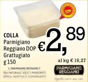 Famila COLLA Parmigiano Reggiano DOP Grattugiato g 150 offerta