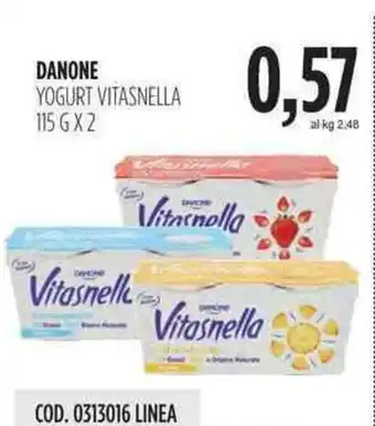 Carico Cash & Carry Danone Vitasnella Yogurt 115g x 2 offerta