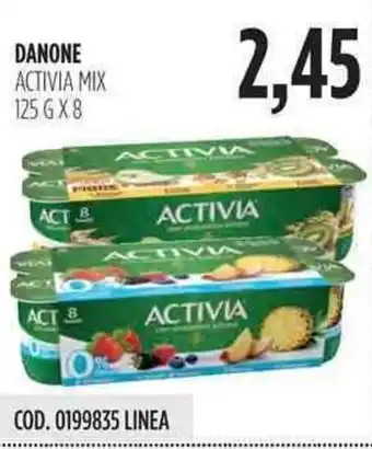 Carico Cash & Carry Danone Activia Mix 125g x 8 offerta