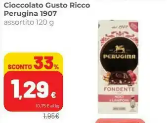 Coop Perugina Fondente Con Noci E Lamponi 120 G(ml) offerta