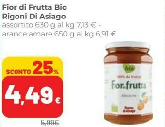 Rigoni Di Asiago Fior Di Frutta Bio