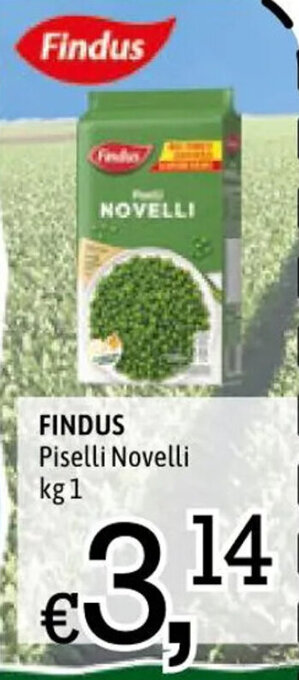 Famila FINDUS Piselli Novelli kg 1 offerta