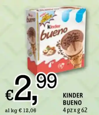 Famila KINDER BUENO 4 pz x g 62 offerta