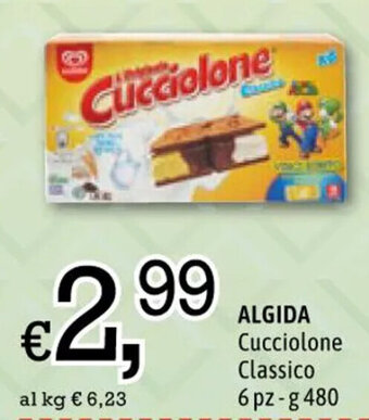 Famila ALGIDA Cucciolone Classico 6 pz-g 480 offerta