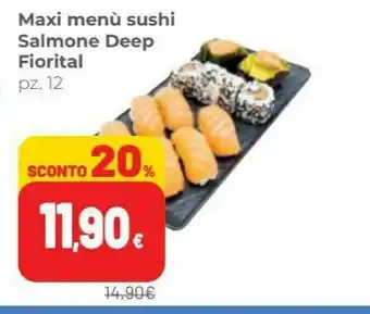 Coop Fiorital Maxi Menù Sushi Salmone Deep offerta