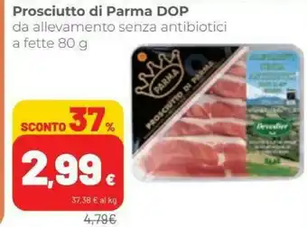 Coop Prosciutto Di Parma DOP Da Allevamento Senza Antibiotici A Fette offerta