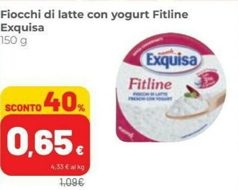 Coop Exquisa - Fiocchi Di Latte Con Yogurt 150 G(ml) offerta