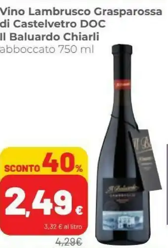 Coop Chiarli Lambrusco offerta