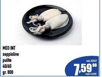 MED INT seppioline pulite 40/60 gr. 800
