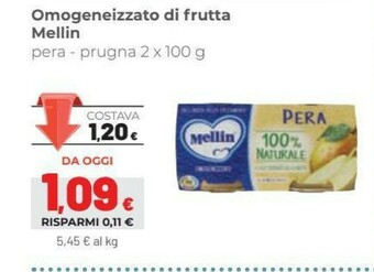 Coop Mellin Omogeneizzati offerta