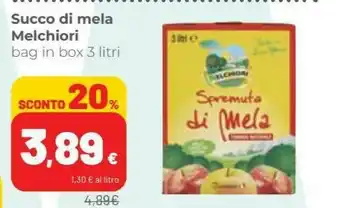 Coop Melchiori Succhi di frutta offerta