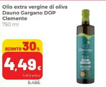 Coop Clemente Olio Extra Vergine Di Oliva Dauno Gargano Dop offerta