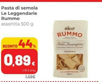 Coop Rummo Pasta di semola offerta