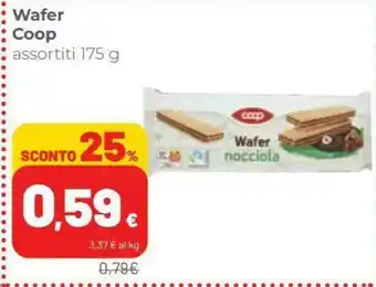 Coop Coop Wafer Nocciola 175 G offerta