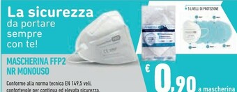 Mascherina FFP2 NR Monouso