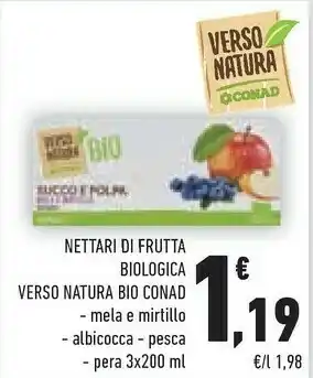 Conad Conad - Succo E Polpa Di Pera Biologica 600 G(ml) offerta