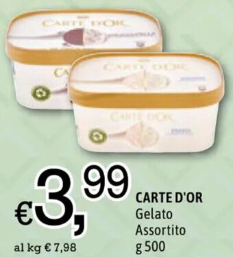 Famila CARTE D'OR Gelato Assortito g 500 offerta