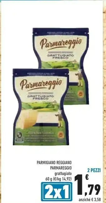 Conad Parmareggio Parmigiano Reggiano Grattugiato 60 G(ml) offerta