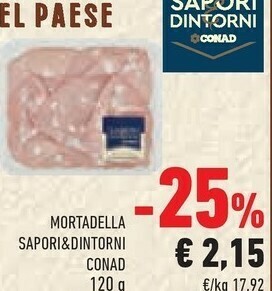 Conad Mortadella Sapori & Dintorni offerta