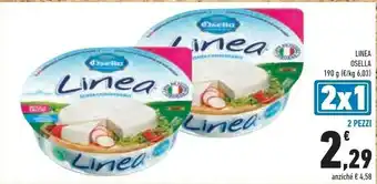 Conad Osella Ricotta Cremosa E Delicata 190 G(ml) offerta